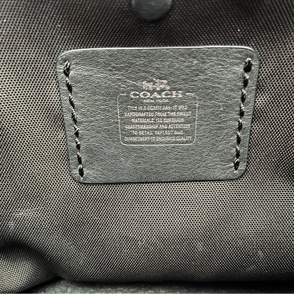 Coach Multicolor Iridescent Holographic Tote Bag Good Shape Purple Silver Flaws - Picture 5 of 16